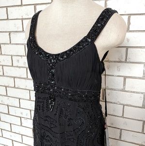 Sue Wong NWT Womens Beaded Cocktail Dress Size 10